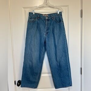 Snacks by Mother The Pleated Fun Dip Ankle Jeans Size 30 NWOT​​​​​​​